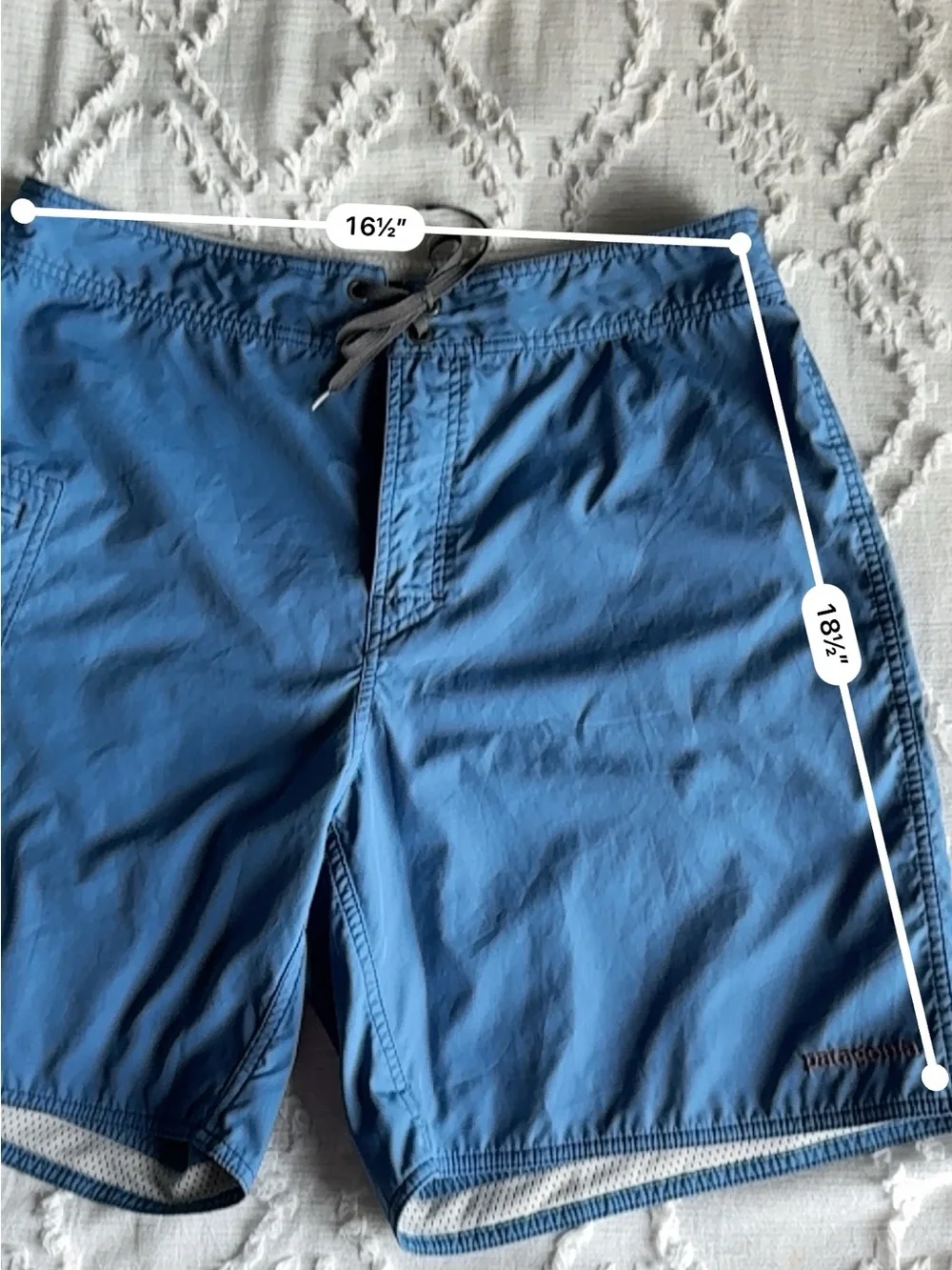 Patagonia Paddler Board Shorts Men’s 36 Blue Surf Swim Outdoor Rare Vintage